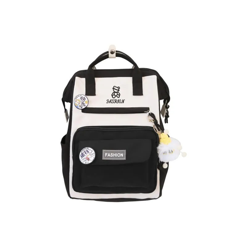 Yalu Nylon Combo Backpack Portable Backpacks Regular Unisex Multicolor-3