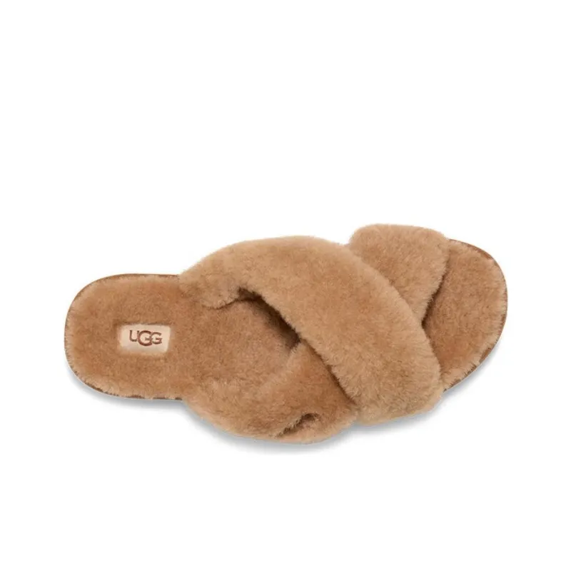 UGG Slip Resistant Slide Slippers Women's Brown-3