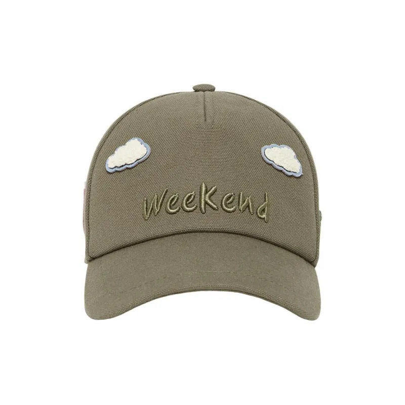MaxMara Polyester Baseball Caps Women's Khaki-0