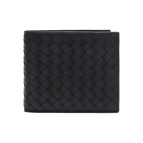 Bottega Veneta Intrecciato Leather Wallet Men's Black