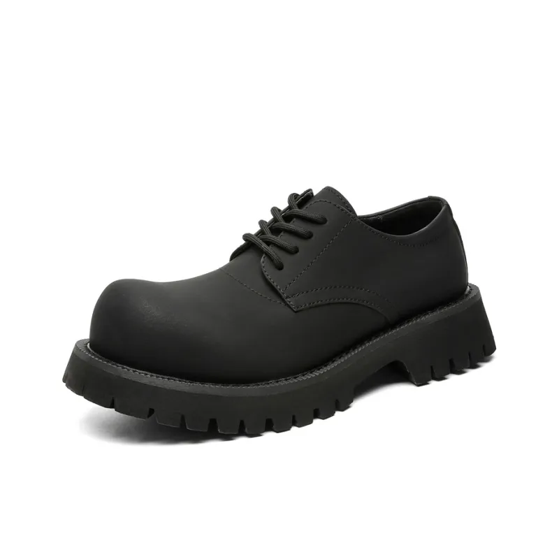 Chi Wolf Derby Shoes Casual Shoes Men's Black-1