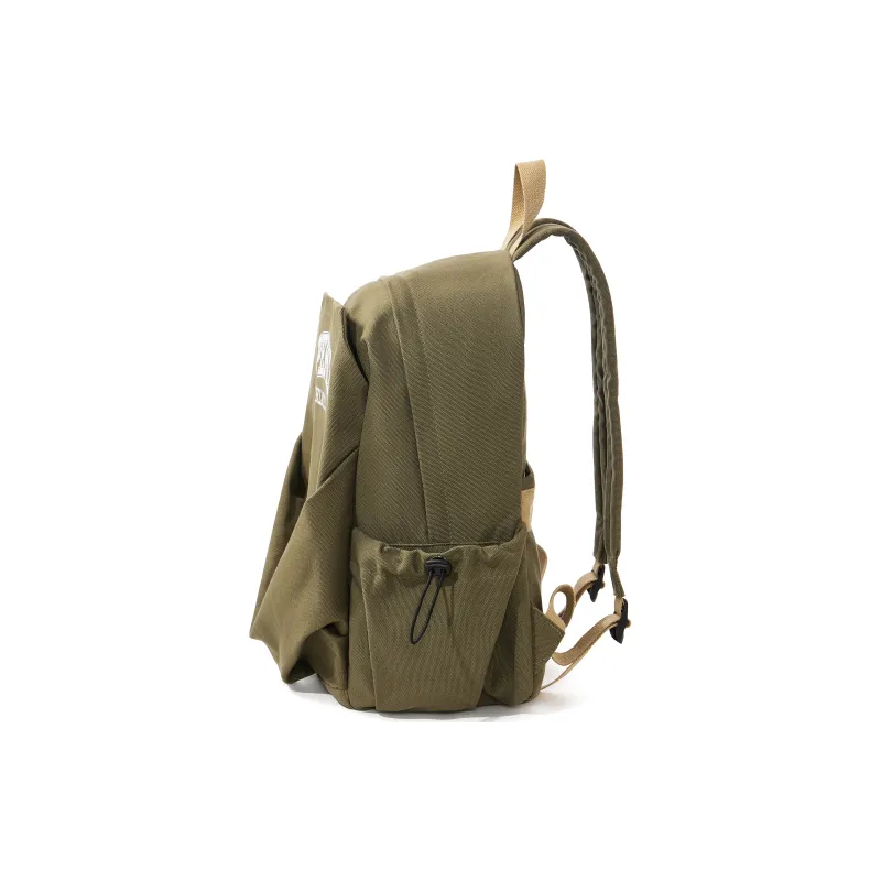 Pepsi Fabric Backpack Laptop Bag Backpack Unisex Green/Ecru-9