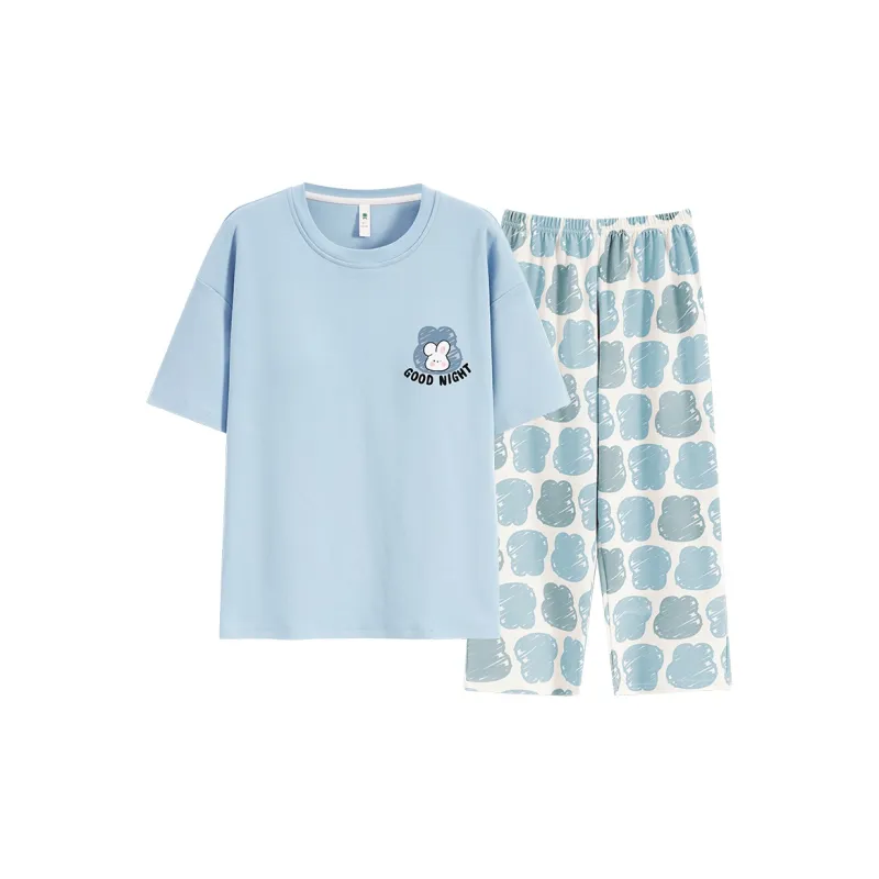 MADALLO Pajama Set Women's Sky Blue-0