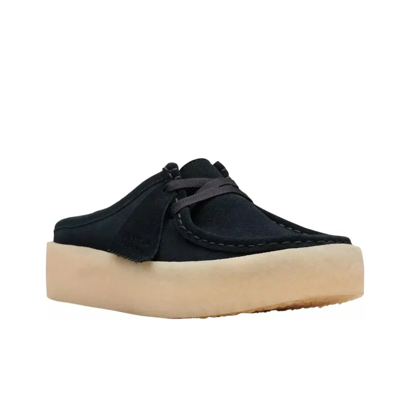 Clarks Originals Wallabee Cup Lo Black Women's-2