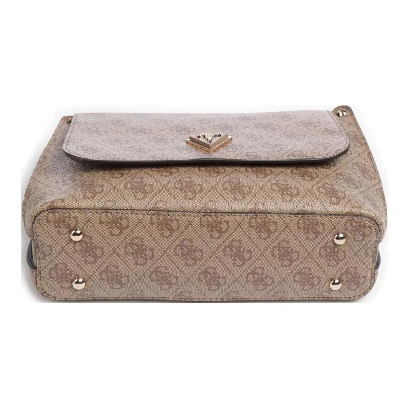 GUESS Meridian Synthetic Material Shoulder Bag Women's Light Brown-1