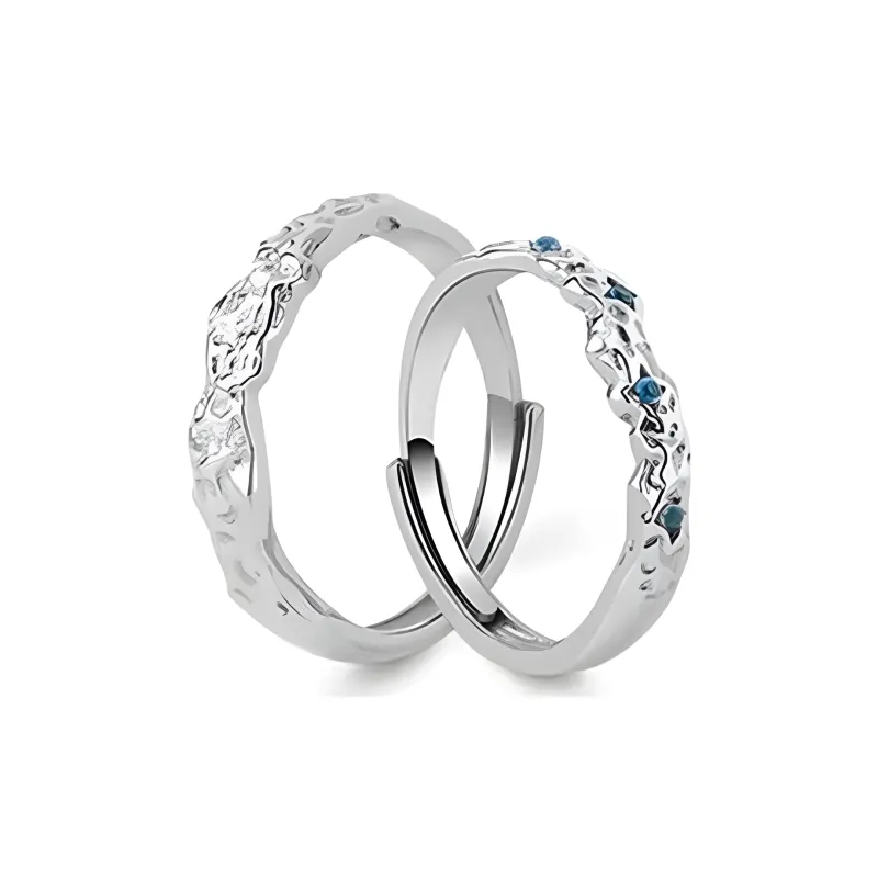 CLARKIA FLOWER S999 Fine Silver Rings Unisex-0