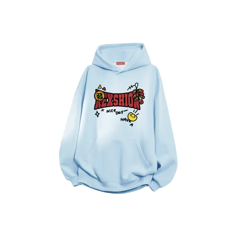 REXSHION Sweatshirt Unisex Burgundy-14