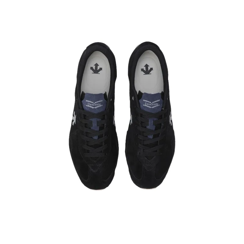 DESCENTE Non slip Lightweight Low Top Casual Running Shoes Unisex Black-3