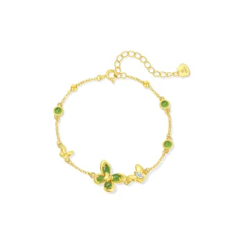 YINCHIE Hetian Jade Bracelets Jasper Women's