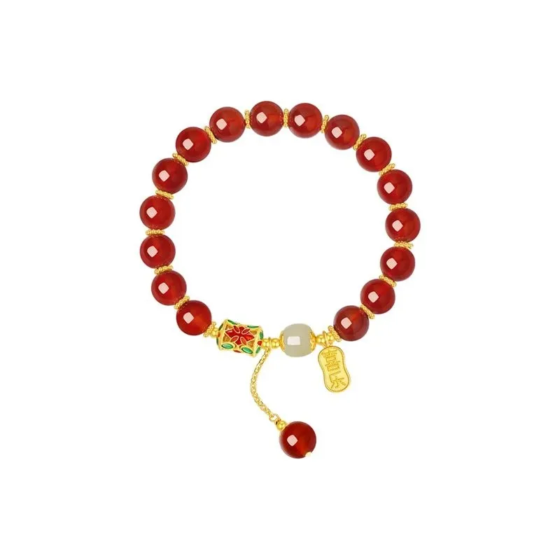 JINYICHENG Chalcedony Bracelets Women's-0