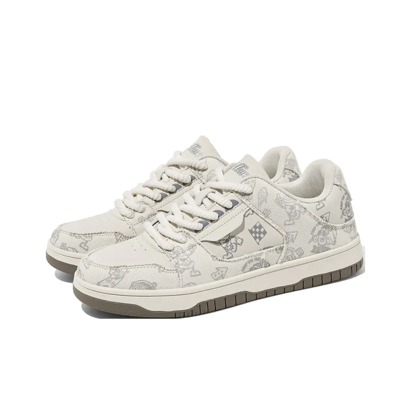TCELLARS Cushioning, Abrasion Resistant, Height Increasing Low Top Skateboard Shoes Unisex Panda White-26