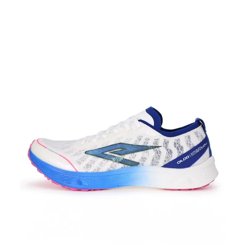 QILOO Slip Resistant, Abrasion Resistant, Breathable Low Top ETPU Technology Running Shoes Unisex Klein Blue-0