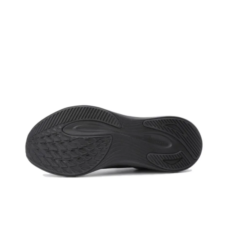 DESCENTE Run Step Cushioning Wear Resistant Low Top Casual Running Shoes Unisex Black-4