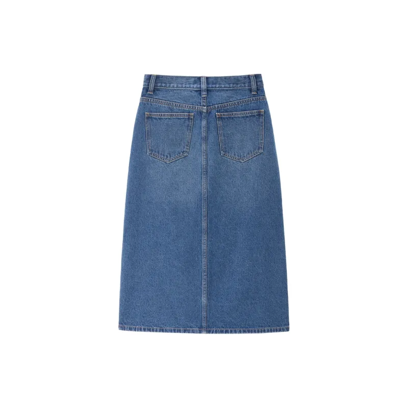UNIQLO Denim Long Skirts Women's-1
