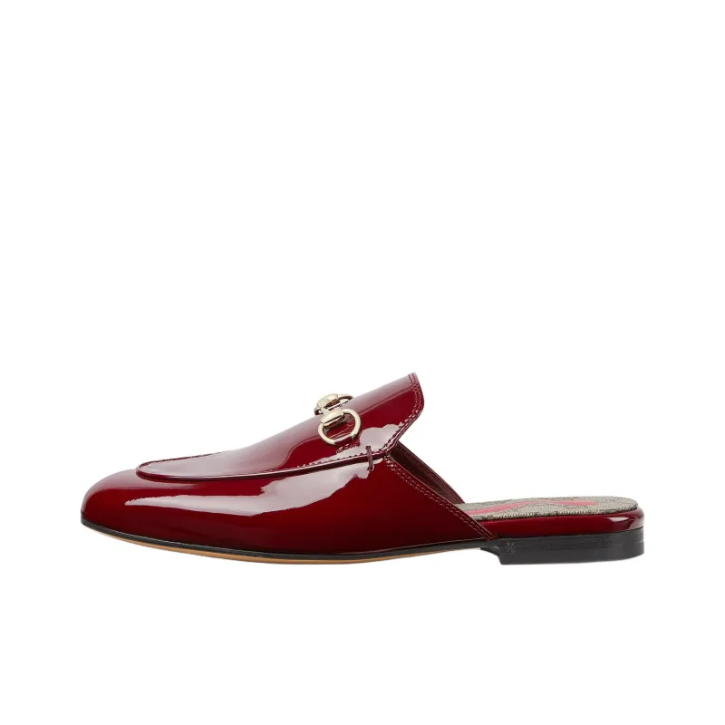 GUCCI Wrap toe Slippers Women's Red-0