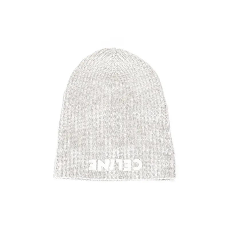 CELINE Ribbed Felted Wool Beanie-3