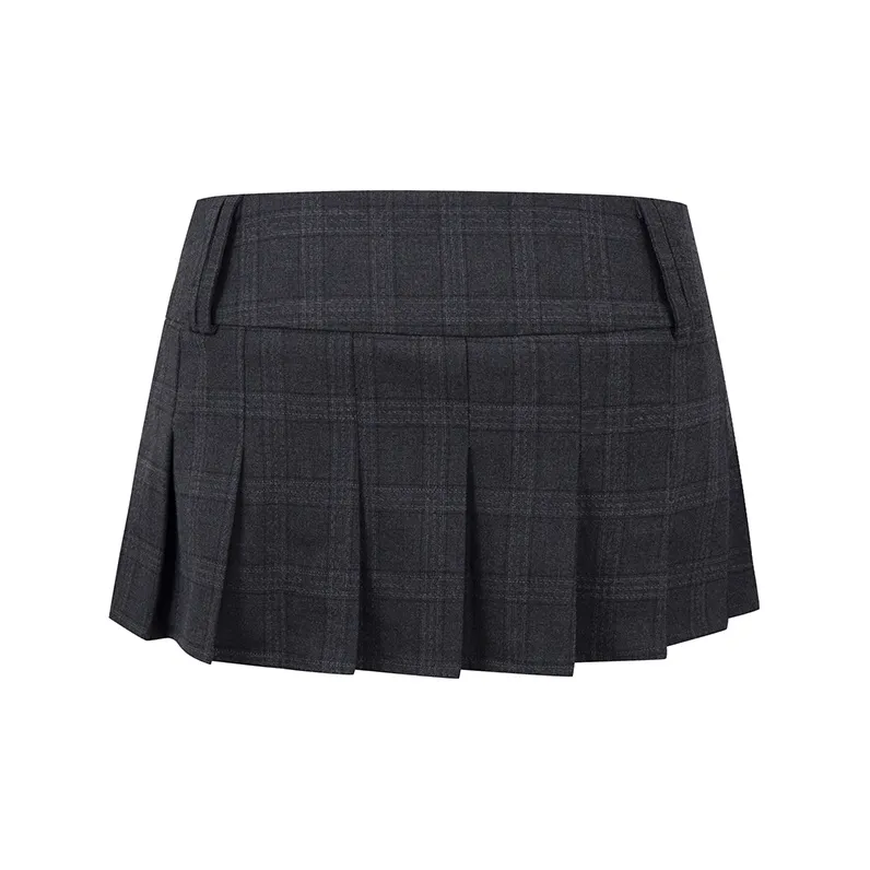 Ariseism Casual Short Skirts Women's Dark Gray-1