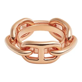 HERMES Rose Gold Brass Plated Accessories Women's Multicolor