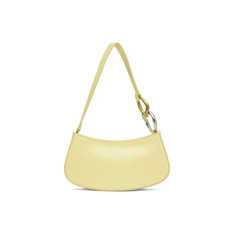 Staud Leather Shoulder Bag Women's Yellow-0