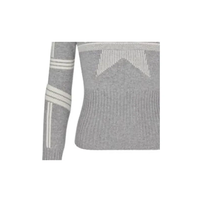 DIOR Quarterly New Products Cashmere Sweaters Women's Gray-5