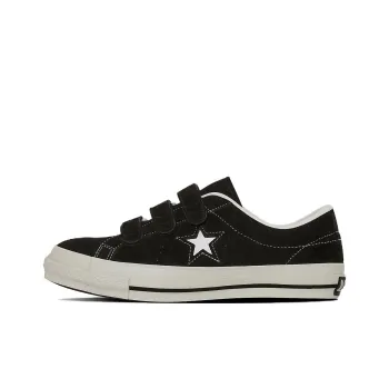 Converse One Star V 3 Anti Slip Wear Resistant Low Top Skateboard Shoes Unisex Black