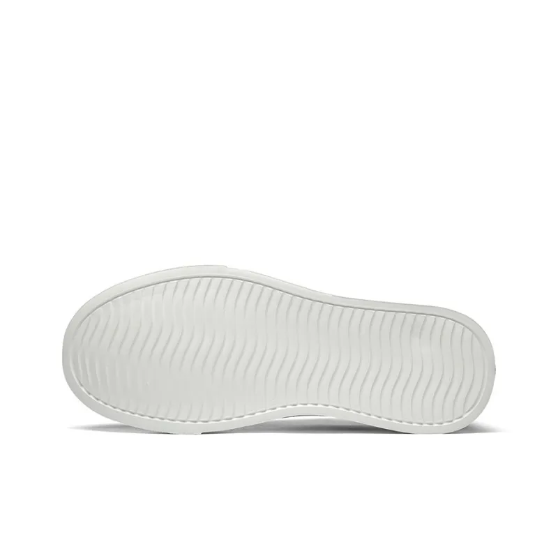 CARTELO Non-slip Lightweight Low-Top Skateboard Shoes Men's White-6