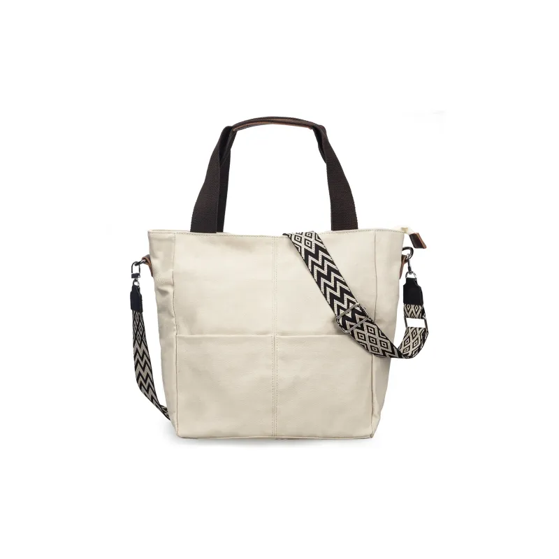 TAKI Canvas Canvas Bag Tote Bag Shopping Bag Handbag Unisex Multicolor-12