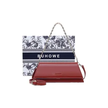 BUHOWE PU Shoulder Bag Women's Red