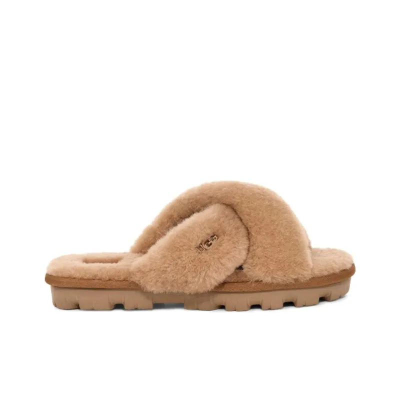 UGG Slip Resistant Slide Slippers Women's Brown-1