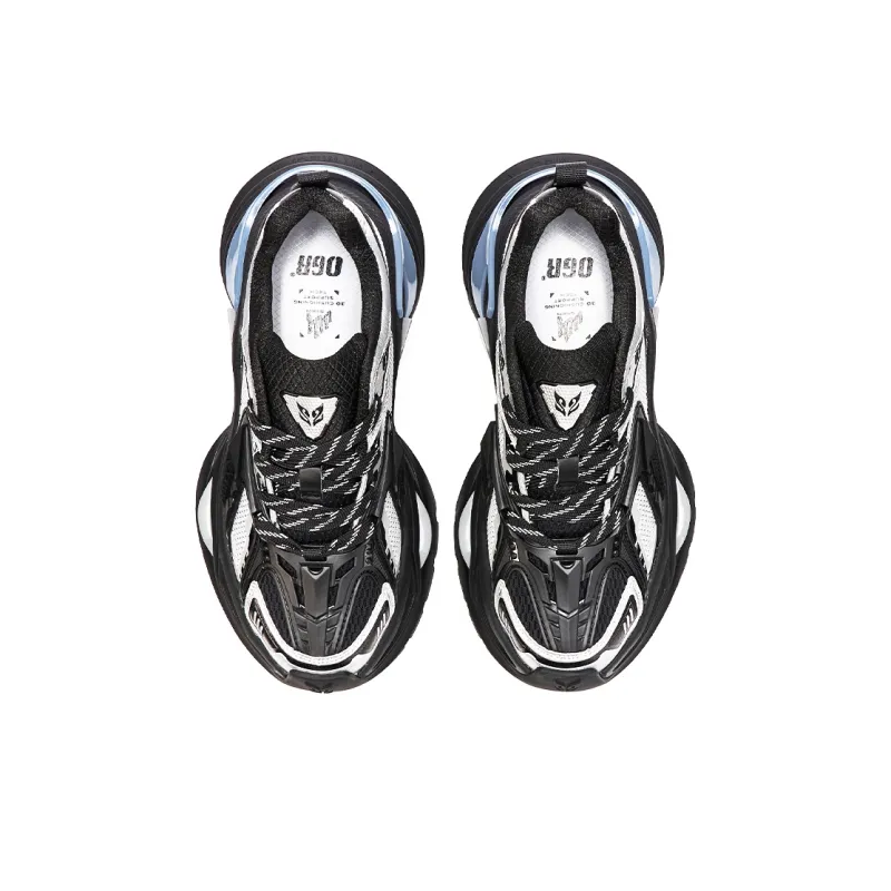 OGR Chunky Sneakers Unisex Low Top Black-2