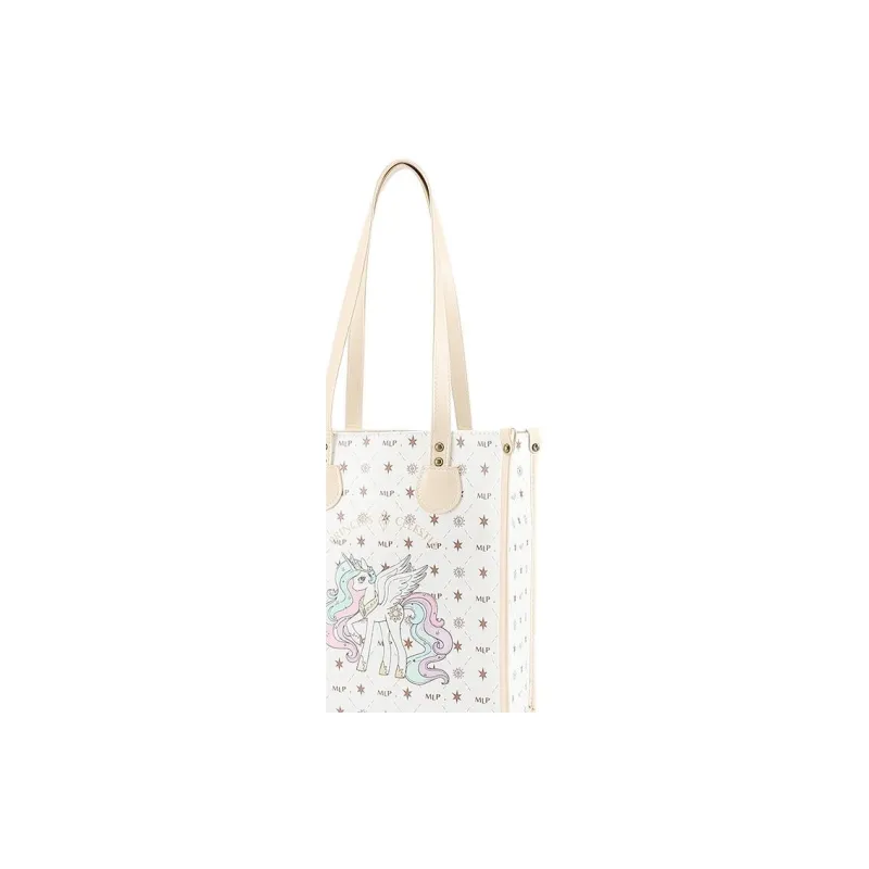 MY LITTLE PONY PVC Tote Bag Shopping Bag Handbag Shoulder Bag Women's White-3