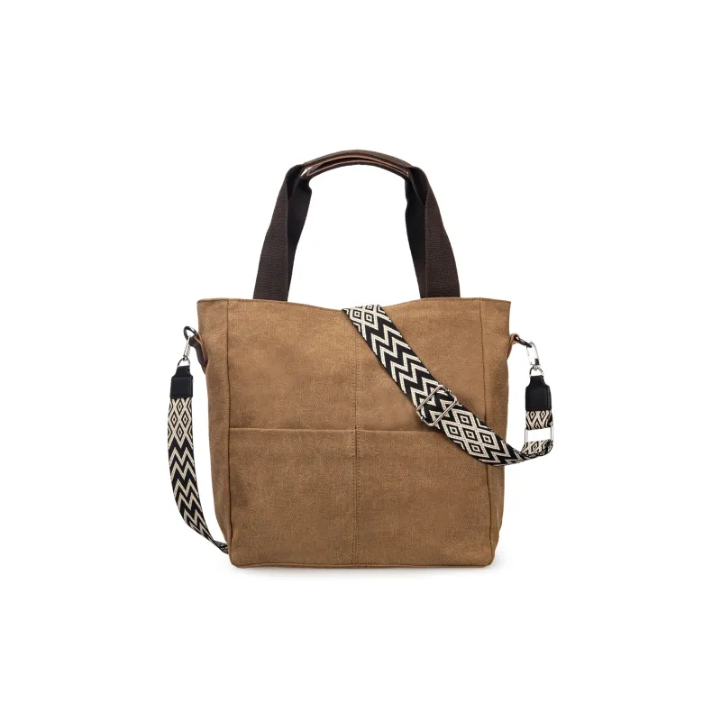 TAKI Canvas Canvas Bag Tote Bag Shopping Bag Handbag Unisex Multicolor-8