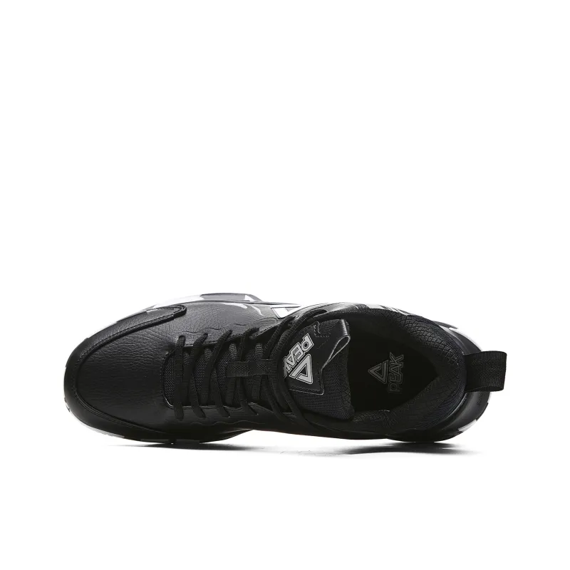 PEAK Triumph 1.0 Anti Slip Wear Resistant Low Top Basketball Shoes Men's Black-3