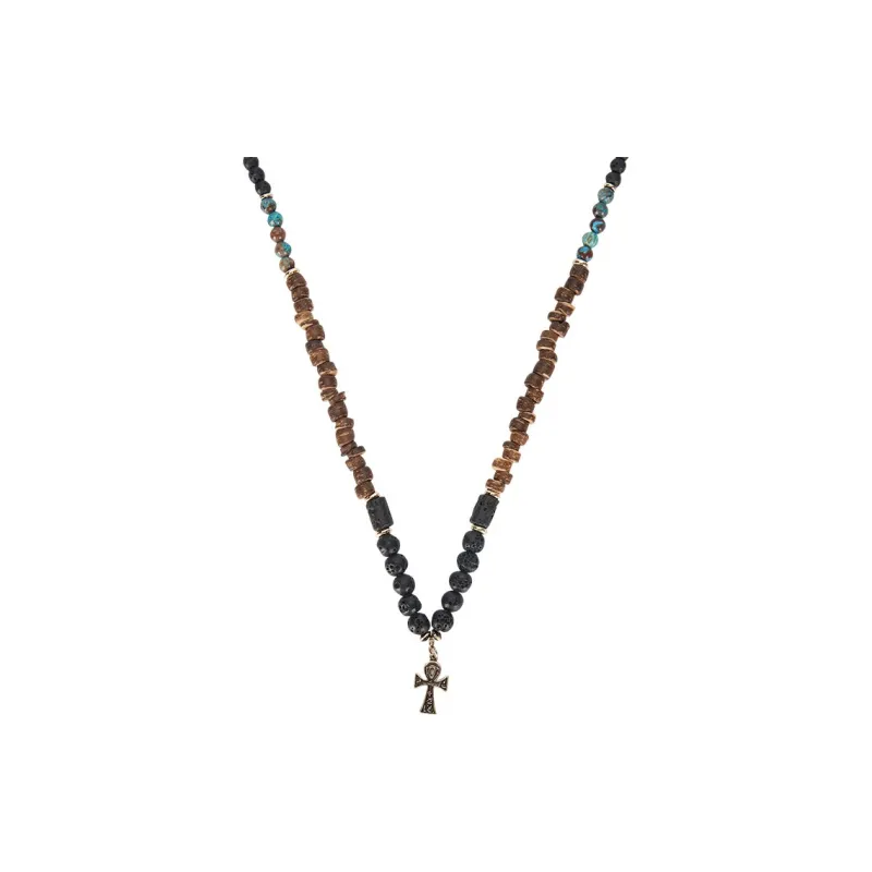 The British Museum Synthetic Blue Turquoise Necklaces Unisex-0