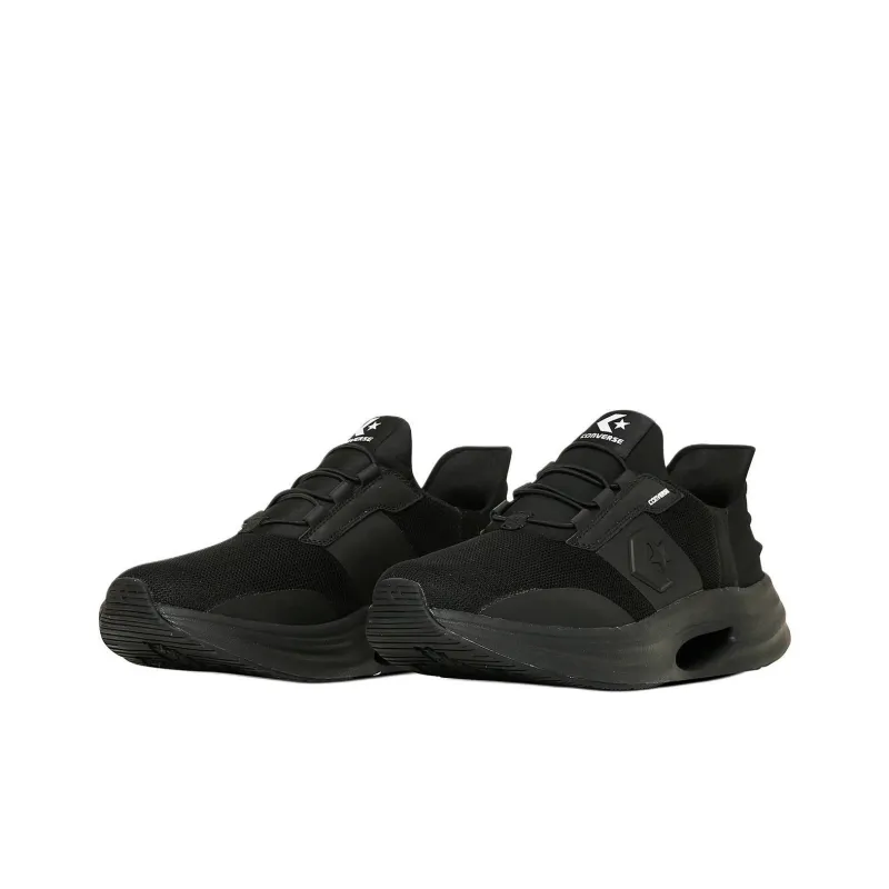 Converse Slit Slide Anti Slip Wear Resistant Low Top Casual Running Shoes Unisex Black-2
