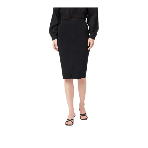 CALVIN KLEIN Casual Long Skirt Women's Black