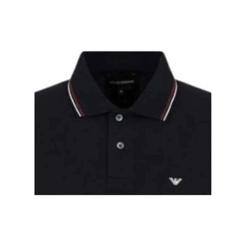 EMPORIO ARMANI Polo Shirt Men Black-1