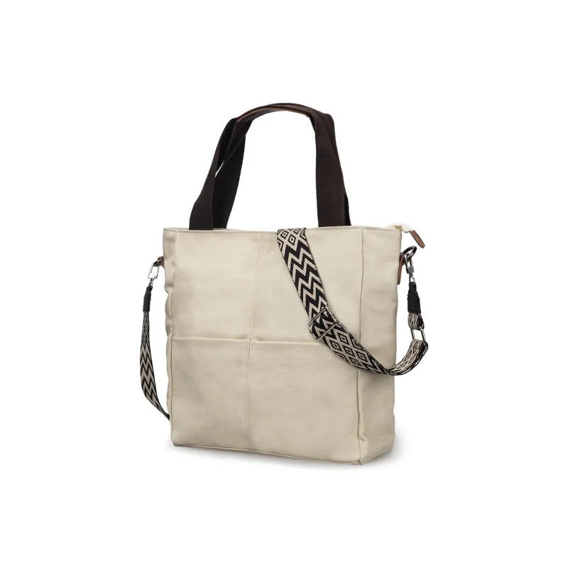 TAKI Canvas Canvas Bag Tote Bag Shopping Bag Handbag Unisex Multicolor-13
