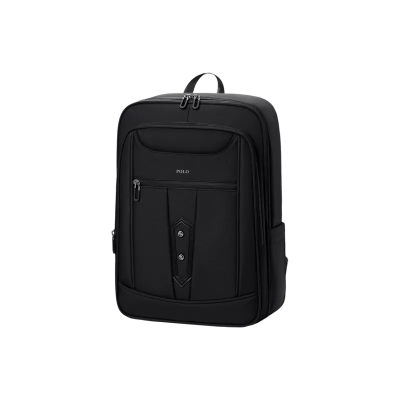 POLO Fabric Backpack Men's Black-0