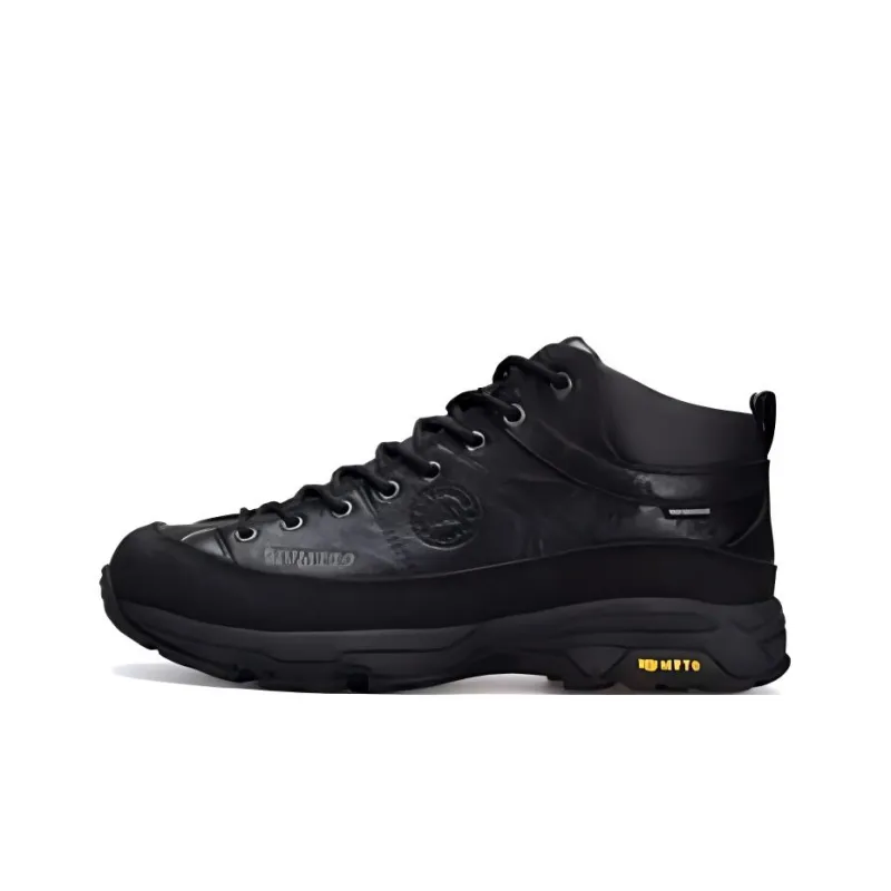 HUMTTO Cushioning, Wear Resistant High Top Outdoor Shoes Men's Black-1