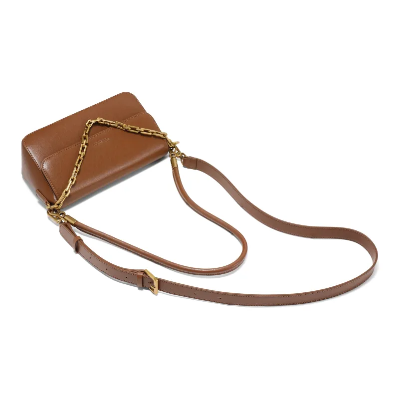 BELLE Cow Split Leather Bonded Synthetic Leather Shoulder Bag Crossbody Bag Medium Size Women's Multicolor-19