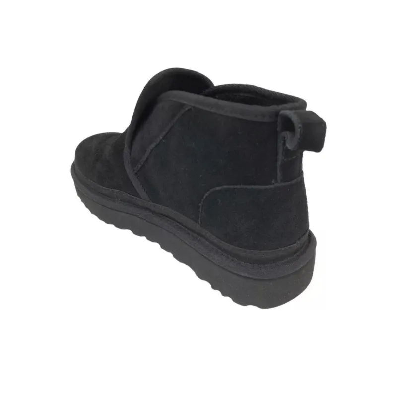 UGG Neumel Minimal Abrasion Resistant Short Snow Boots Men's Black-1