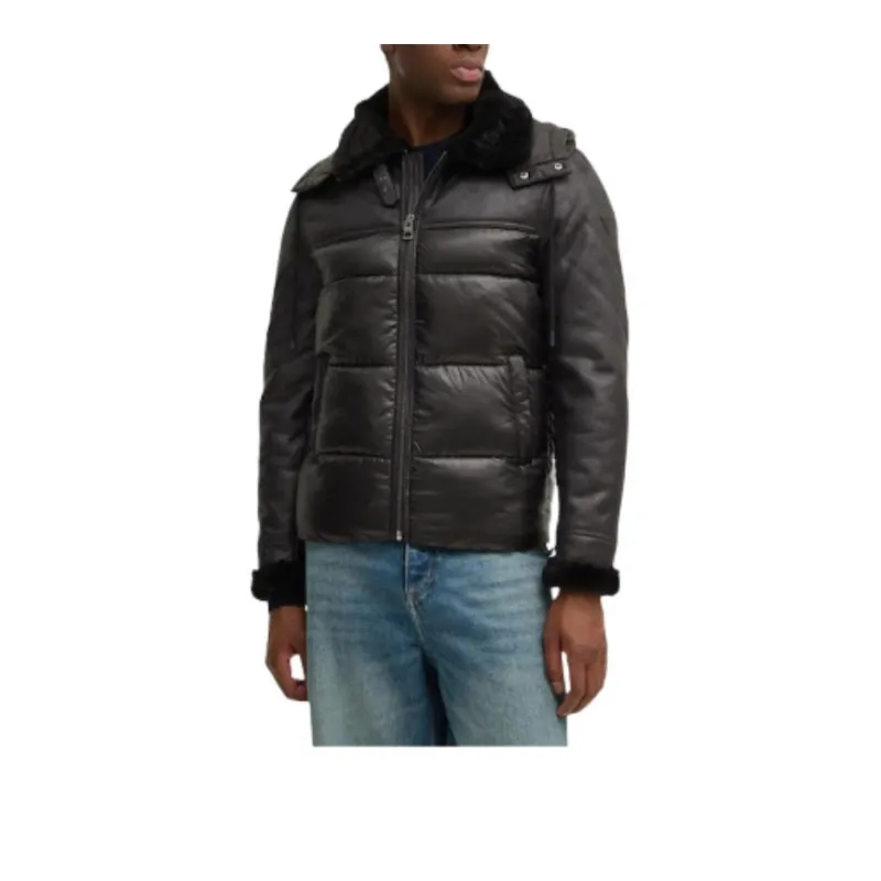 GUESS Jackets Coats Men's Black-2