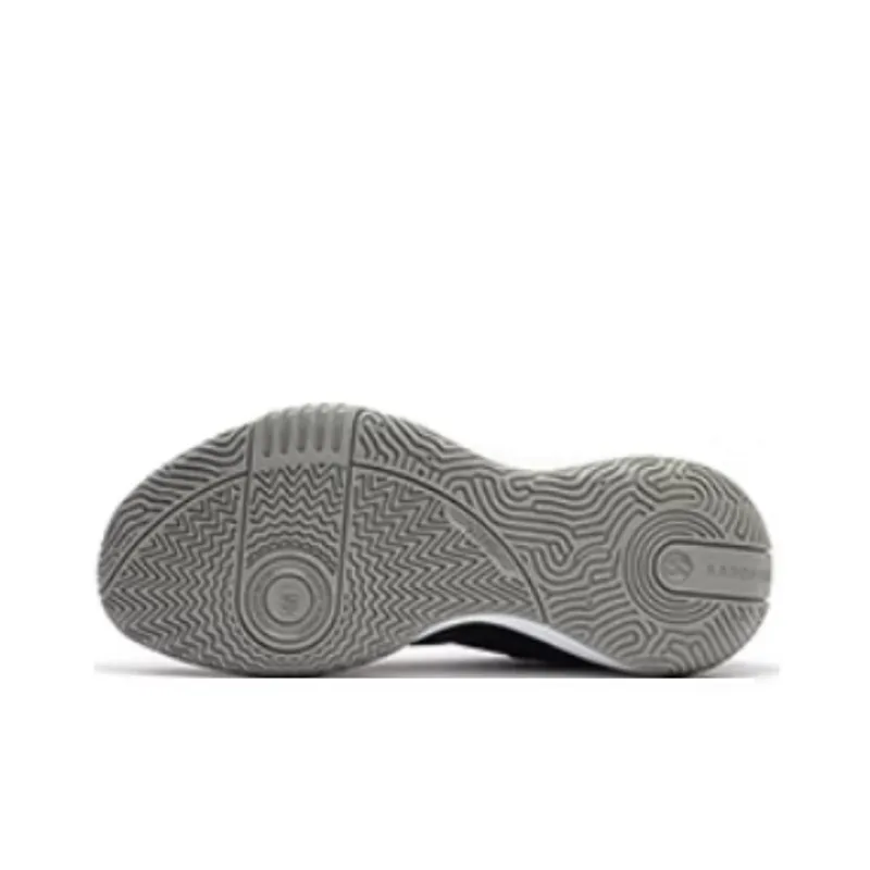361° Abrasion Resistant Low Top Basketball Shoes Men's Black Blue-3