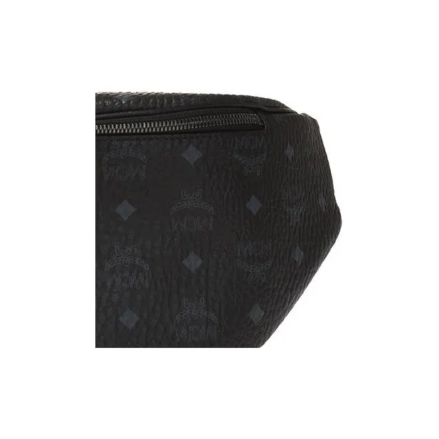 MCM Stark Belt Bag Visetos Medium Black-4