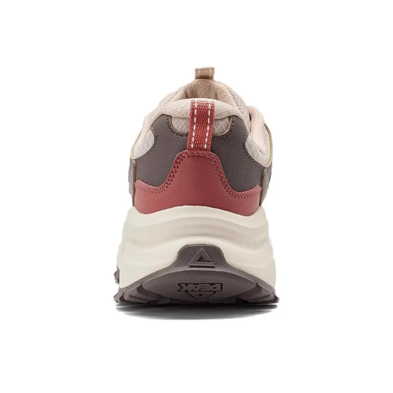 PEAK Trekking Shoes Hiking Shoes Cushioned Anti Slip And Wear Resistant Warm Low Top Outdoor Shoes Women's Khaki Coffee-2