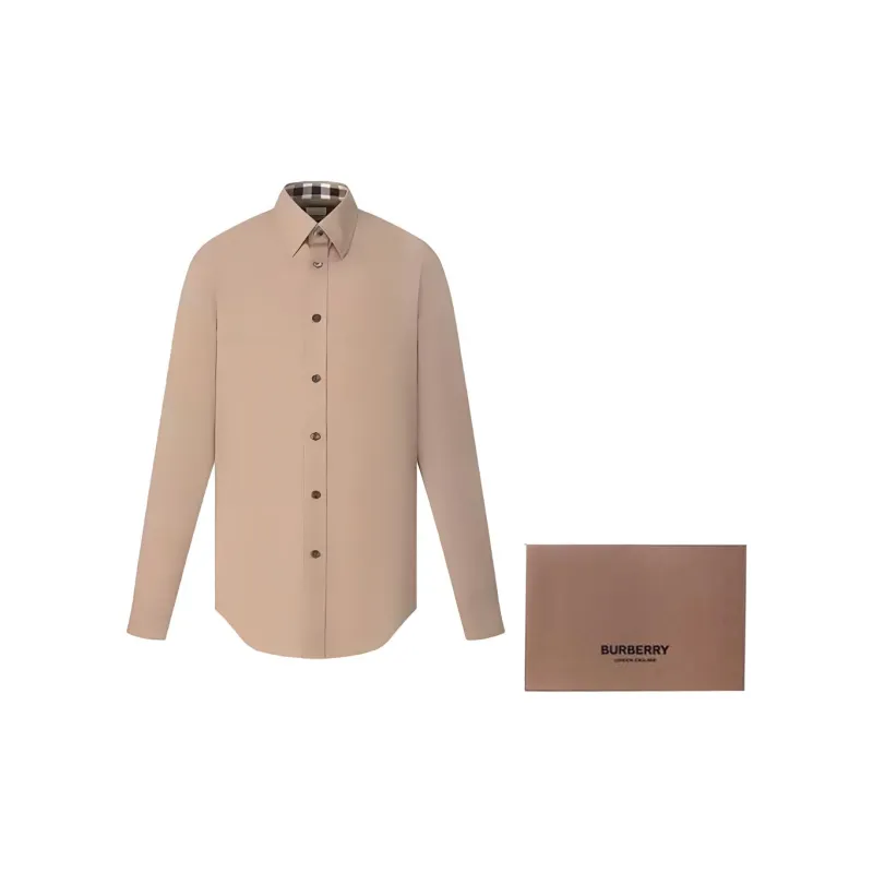 Burberry FW23 Shirt Men's Khaki-6