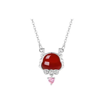 CHINA GOLD Agate Necklaces Women's