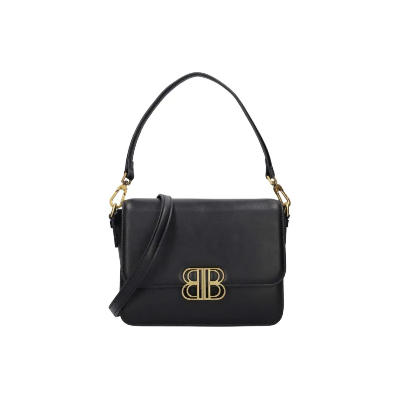 BIBI LOU Leather Portable Crossbody Bag Shoulder Bag Women's Black-0