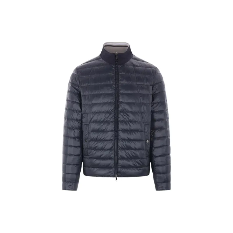 HERNO High Neck Quilted Bomber Padded Jacket-0
